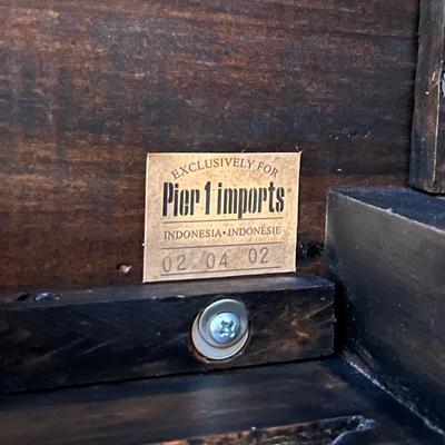 Pier One Wooden Side Table (PS-MG)