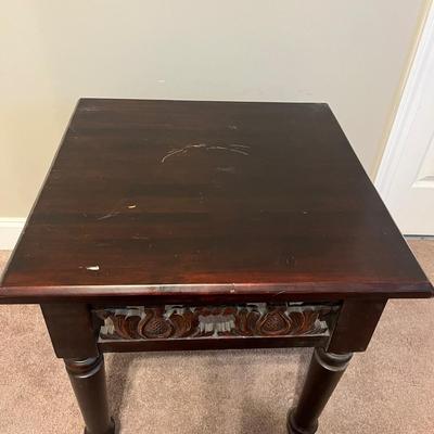Pier One Wooden Side Table (PS-MG)