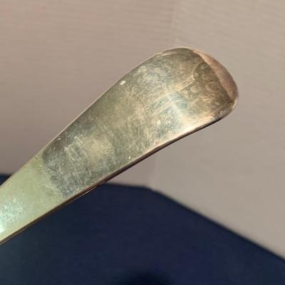 2 Large Silver Plate Sheffield Serving Spoons