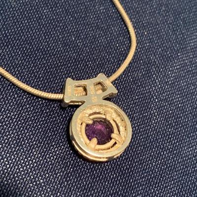 Amethyst Necklace Bracelet Earrings Lot