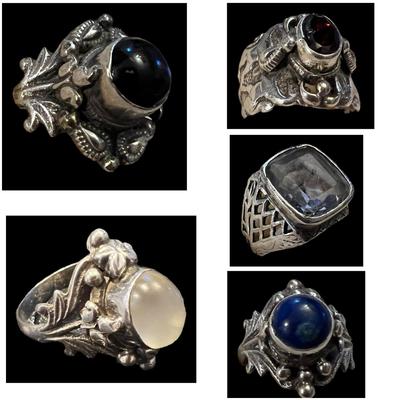 Vintage Estate Rings Lot