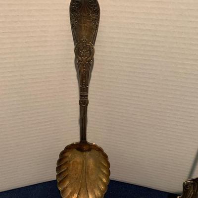 Silverplate Flatware Lot + Steiff Pewter Knife