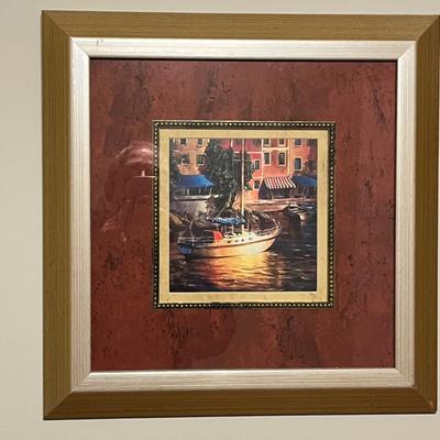 Mediterranean Triptych Art by Michael O'Toole (PS-MG)