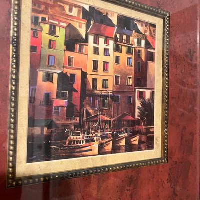 Mediterranean Triptych Art by Michael O'Toole (PS-MG)