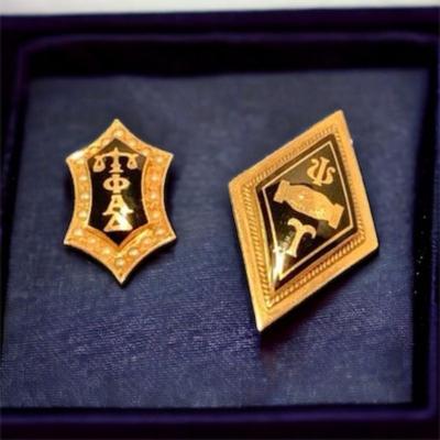 2 Antique 1918 Fraternity Pins
