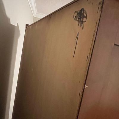 Large Wooden Armoire (PS-MG)