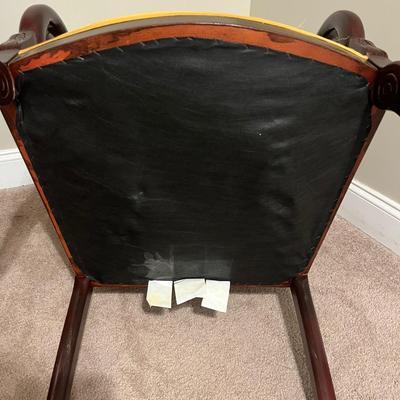 Wooden Framed Chair With Padded & Upholstered Seat & Back (PS-MG)