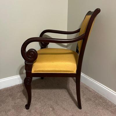 Wooden Framed Chair With Padded & Upholstered Seat & Back (PS-MG)