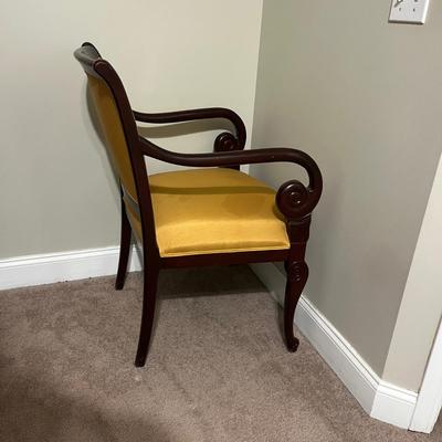 Wooden Framed Chair With Padded & Upholstered Seat & Back (PS-MG)