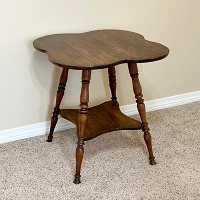 Solid Wood Clover Leaf Table Top ~ *Read Details