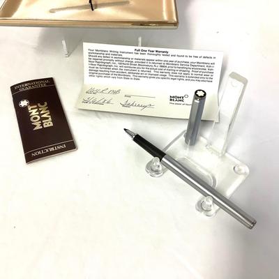 1101 Montblanc Quick Sign Pen Complete with Case & Warranty