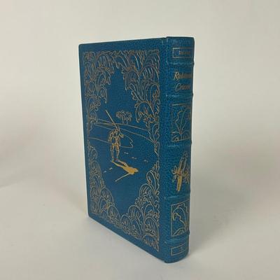 121 "The Life & Strange Surprising Adventure of Robinson Crusoe Of York Mariner" by DANIEL DEFOE. 1976; The Easton Press...