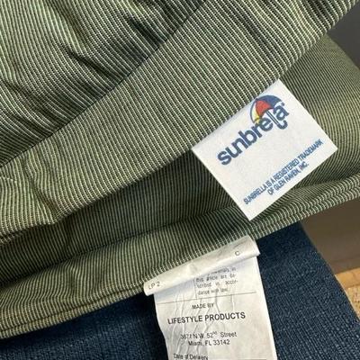 Lot 707 Two Sunbrela springbackability lounge cushions
