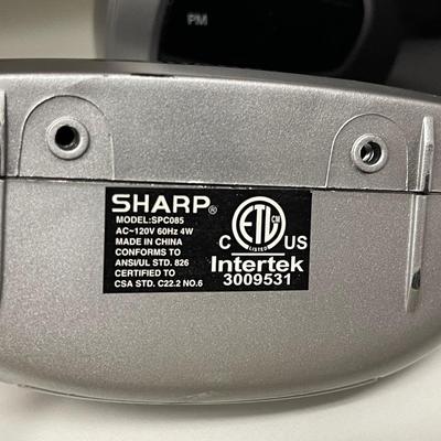Two Sharp Model SPC085 Alarm Clocks