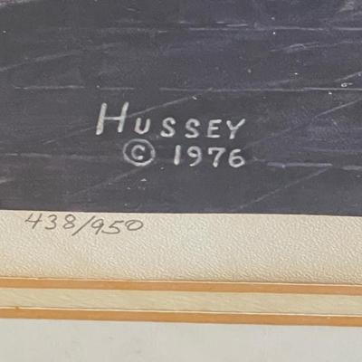 Signed Hussey Lithograph "St. Louis Cathedral"