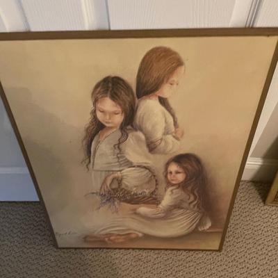 Signed Margaret Kane Artwork