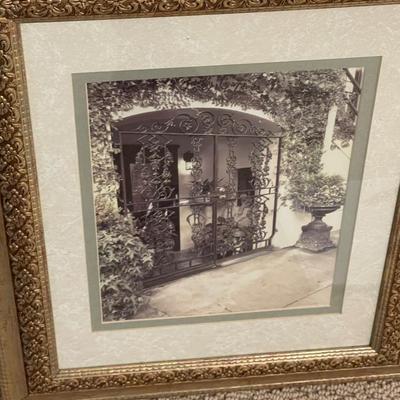 Two Gorgeous Pictures in Gold Gilded Frames
