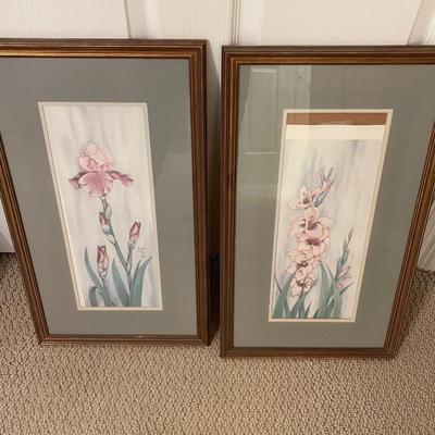 Two Signed Floral Paintings