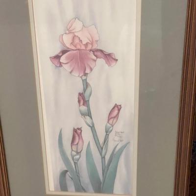 Two Signed Floral Paintings