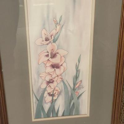 Two Signed Floral Paintings