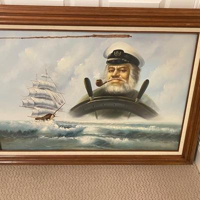 Signed Scott Myers Sea Captain Picture