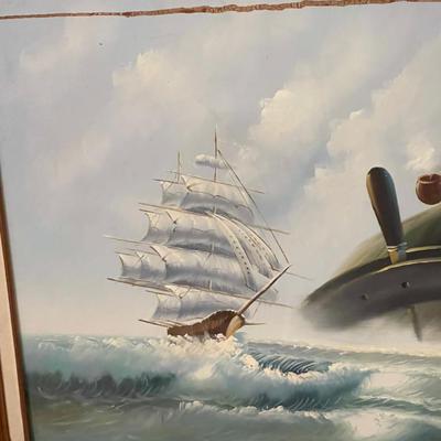 Signed Scott Myers Sea Captain Picture