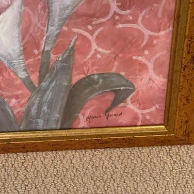 Signed and Framed Marie Girard Artwork