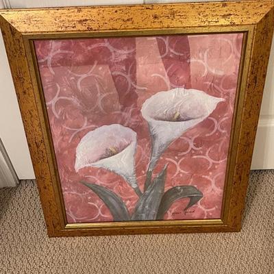 Signed and Framed Marie Girard Artwork