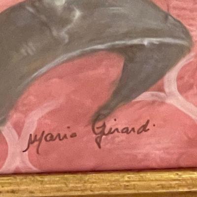 Signed and Framed Marie Girard Artwork