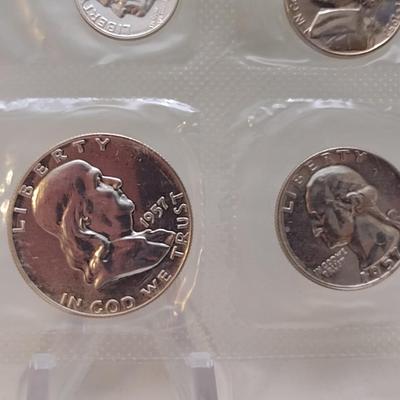 1957 P U.S. Mint Uncirculated 5-Coin Set (#143)