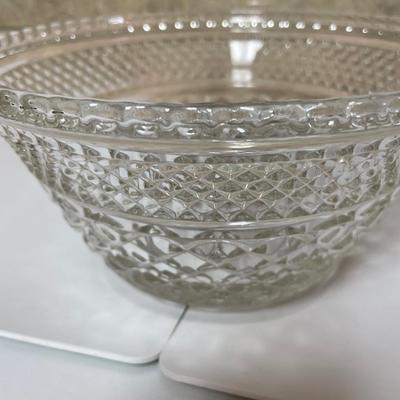 Vintage Wexford Glass Large Bowl