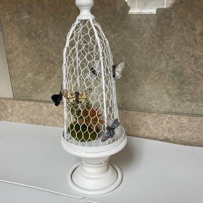 Shabby Chic Butterfly Wire Enclosure Decor