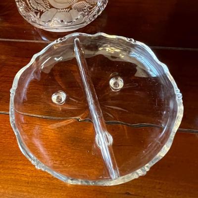 Glass Serving Platter Lot