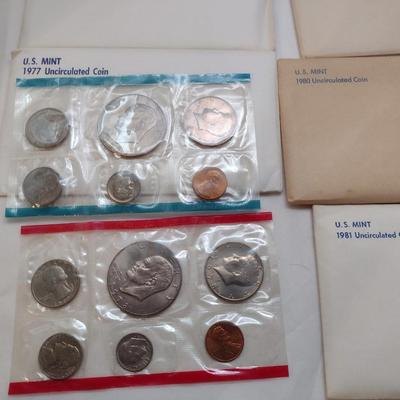 1976-1981 U.S. Mint Uncirculated Coin Sets (#151)