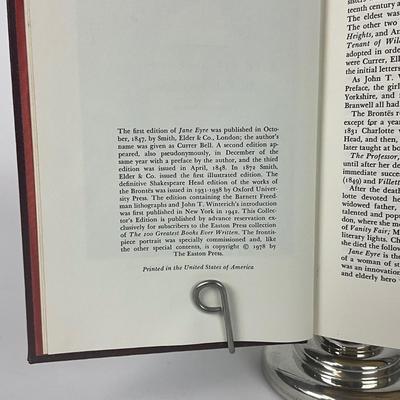 133 "Jane Eyre" by CHARLOTTE BRONTE. 1978; The Easton Press "Collector's edition"
