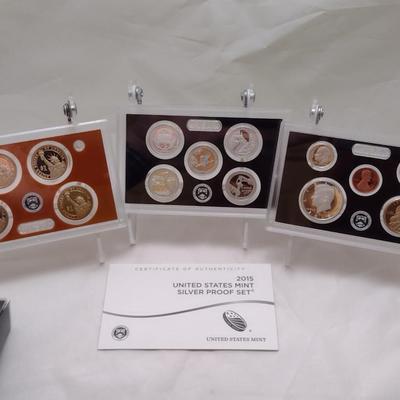 2015 U.S. Mint Silver Proof Coin Set (#164)