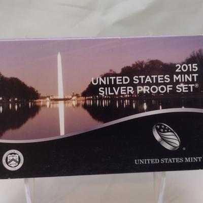 2015 U.S. Mint Silver Proof Coin Set (#166)