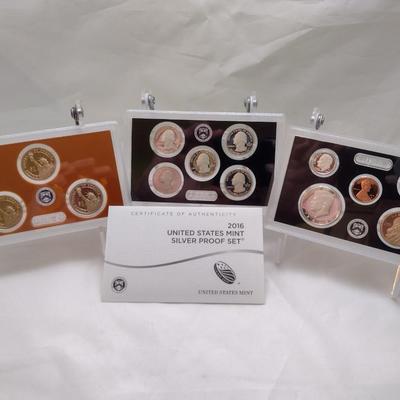 2016 U.S. Mint Silver Proof Coin Set (#168)