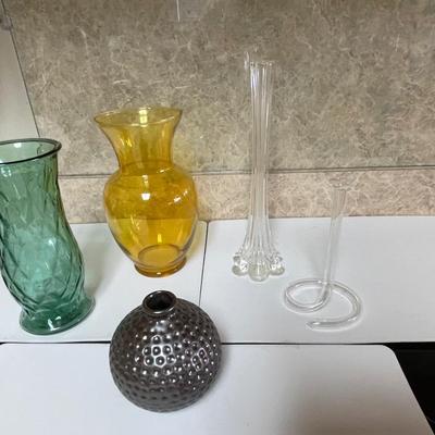 Multi Colored Vase Lot