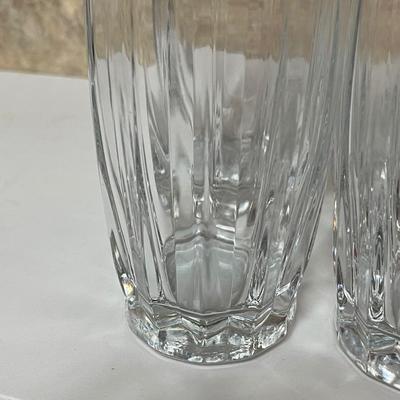 Set of 8 Heavy Vintage Water or Tea Glasses