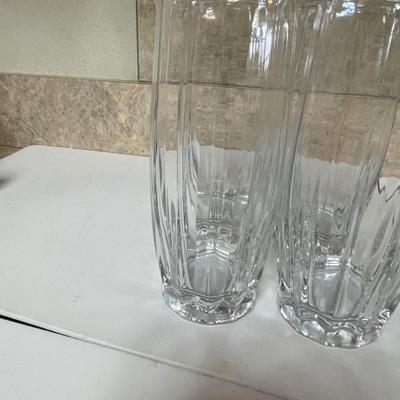 Set of 8 Heavy Vintage Water or Tea Glasses