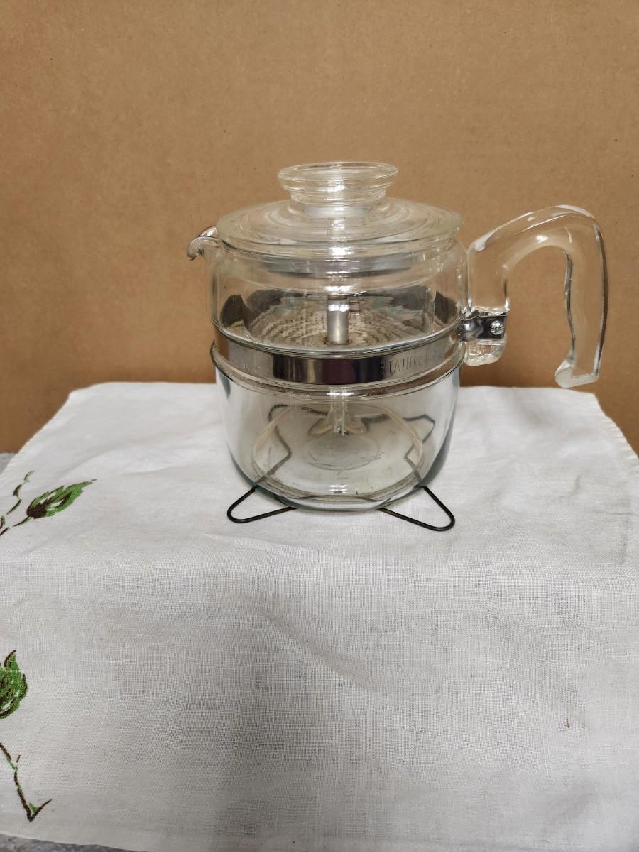 Pyrex percolator on sale