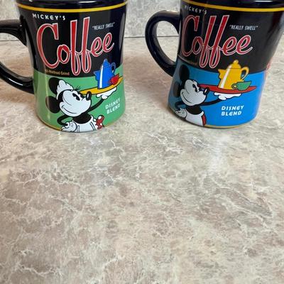 Two Walt Disney World Coffee Mugs