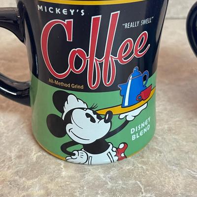 Two Walt Disney World Coffee Mugs