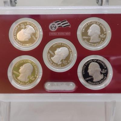 2010 U.S. Mint America the Beautiful Silver Proof Quarter Coin Set (#175)