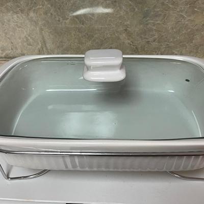 Rectangular Bake and Serve Chafing Warmer Set