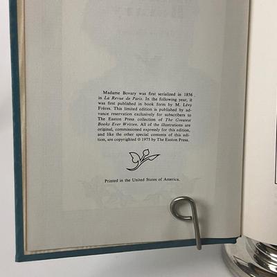136 "The Adventures of Huckleberry Finn" by MARK TWAIN. 1975; "Limited Edition" & "Madame Bovary" by...