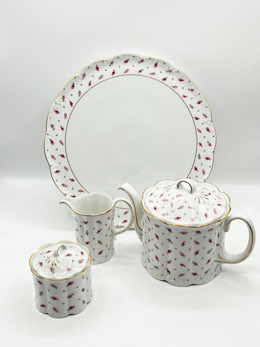 ROSENTHAL GROUP ~ Classic Rose Collection ~ 4 Piece Place Setting For 8 ~  With Serving Pieces | EstateSales.org
