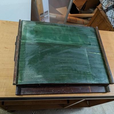 Incredible Find-The Chautauqua Industrial Art Desk 1900s with Lesson Book!