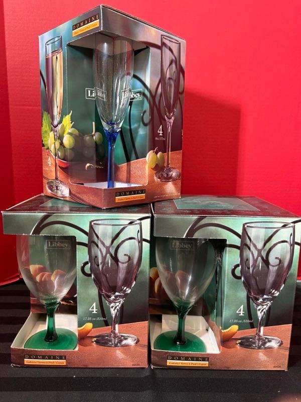 Lot 715 Libbey glassware